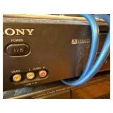 Technics Stereo Receiver, Sony VCR and TEAC Compact Disc Multi Player