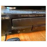 Technics Stereo Receiver, Sony VCR and TEAC Compact Disc Multi Player