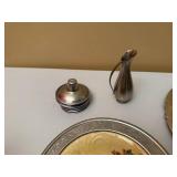 Provencial Ware "Golden Maire" Bowl, Gorham Silver Plated Trivet and more.