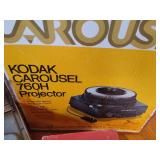 Kodak Slide Projector & Carousel + Revere 8mm Projector