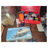 Vintage Sewing Machine & Asst Accessories
