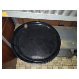 Lot of Reusable Plastic Containers w/Lids & Serving Trays