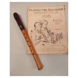 Wood Recorder & "How To" Book