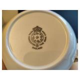 Royal Worcester Bone China Toothpick Holder & Small Plate