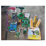 Lot of Sprinkers, Nozzles & Rain Gauges