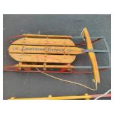 Two Vintage Wood Sleds