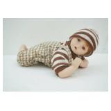 Vintage Porcelain Baby 12" long by 6.5"tall