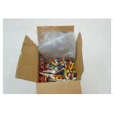 Box of Wooden Golf Tees ad Bags