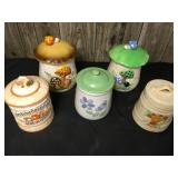 Floral/Forest Cookie Jars