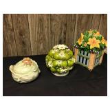 Floral Cookie Jars