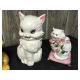 Vintage Cat Cookie Jar