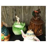 Vintage Ceramic Bunny Cookie Jars