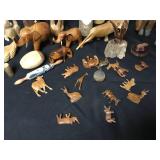 Wooden Figurine Lot