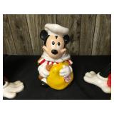 Mickey & Minnie Mouse Cookie Jars