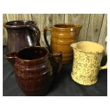 Stoneware Pitchers 2