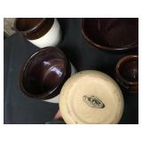 Brown Pottery Bowls