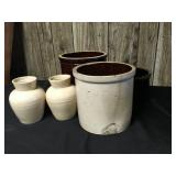Stoneware Crocks & Vases