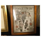 Patriotic Framed Art