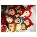 Antique Raggedy Anne + Andy Dolls