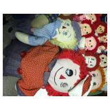 Antique Raggedy Anne + Andy Dolls