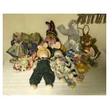 Vintage-Present Stuffed Bunnies