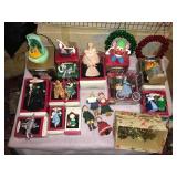 Vintage-Present Christmas Ornaments