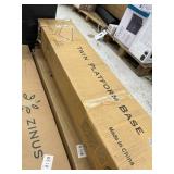 Twin Size EnForce 7" Metal Foundation with Headboard Bracket and Legs