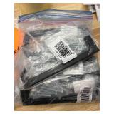 (20-Pack) 5 in. Matte Black Solid Square Cabinet Bar Drawer Center-to-Center Pulls