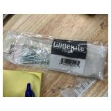(20-Pack)GlideRite6-1/4 in. Satin Gold Solid Square Slim Cabinet Drawer Bar Center-to-Center Pulls