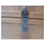 (A-3) Wood Box Chest with Hinged Li...
