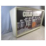 (FS) Vintage Lightup "Cold Beer" Ba...