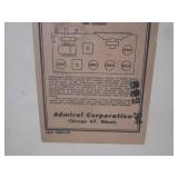 (CS) Vintage Admiral 5X13 N Radio -...