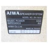(EW4) Pair of Aiwa SX-780A 55-Watt ...