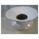 (FS) Antique Enameled Cast Iron Spi...