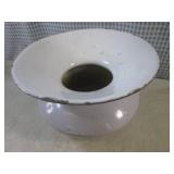 (FS) Antique Enameled Cast Iron Spi...