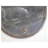 (FS) Antique Enameled Cast Iron Spi...