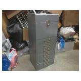 (EW7) Vintage Acorn Metal File Cabi...