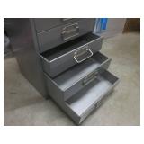 (EW7) Vintage Acorn Metal File Cabi...