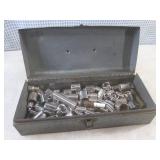 (EC1) 12" Metal Tool Box Full of As...