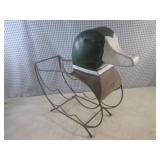 (FS) Metal Duck Wine Bottle Holder ...