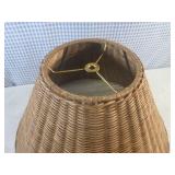 (EW3) Vintage Woven Rattan Lamp Sha...
