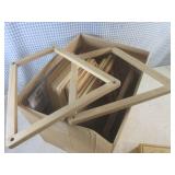 (A-4) Box of Assorted Vintage Wood ...