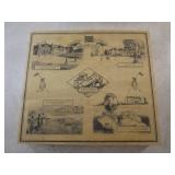 (A-4) Box of Assorted Vintage Wood ...