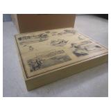 (A-4) Box of Assorted Vintage Wood ...