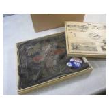 (A-4) Box of Assorted Vintage Wood ...