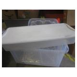 (G-1) 4 Assorted Totes with Lids...