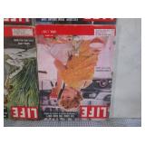 (FS) 6 Vintage 1957 Life Magazines...