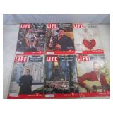 (FS) 6 Vintage 1958 Life Magazines...
