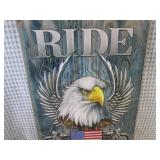(EC1) Ride Free Metal Sign 11 1/2" ...
