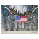 (EC1) Ride Free Metal Sign 11 1/2" ...